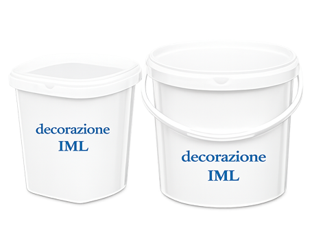 VASETTI E SECCHIELLI A INIEZIONE IN PP (IML)